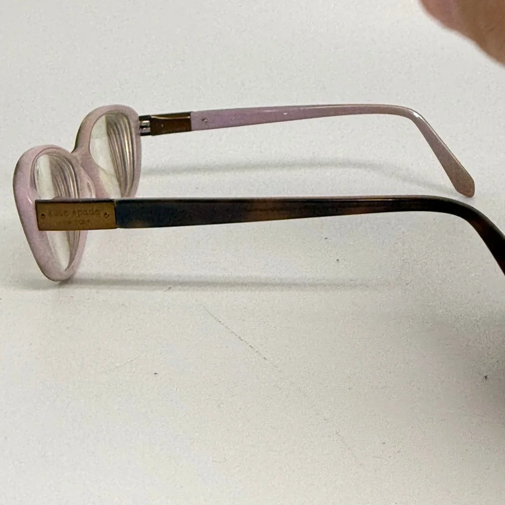 Kate Spade Finley 0W13 Eyeglasses Tortoise Purple Cat Eye Frames 135mm